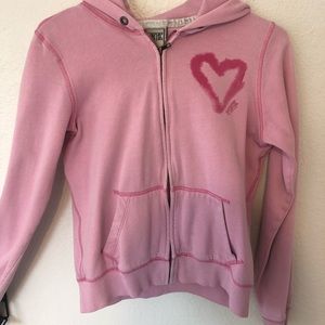 Pink hoodie